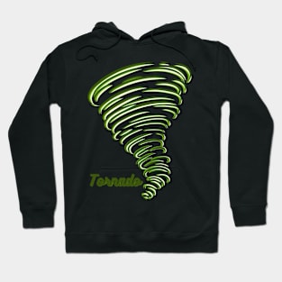green tornado Hoodie